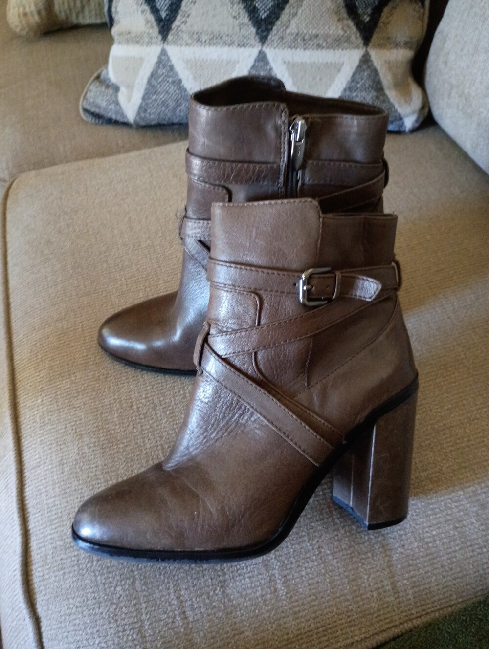 Vince Camuto Leather Booties - Picture 6 of 10